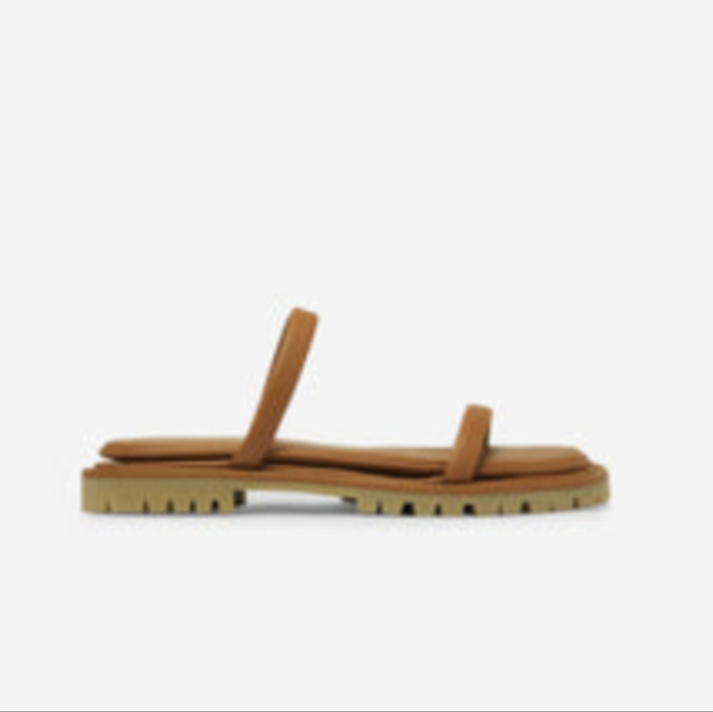 Tamara Mellon Sandal              Console Lug - Nappa MANDORLA / 39.5 / 10mm